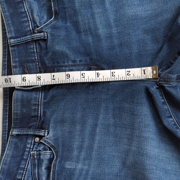 Chico's Distressed Whiskering Skinny Jeans 4R Blue - Picture 15 of 16